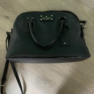 Black Kate Spade dome bag